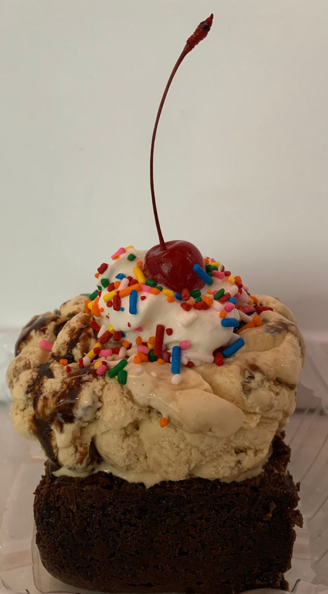 1 Scoop Brownie Sundae Ice Cream Conenexion