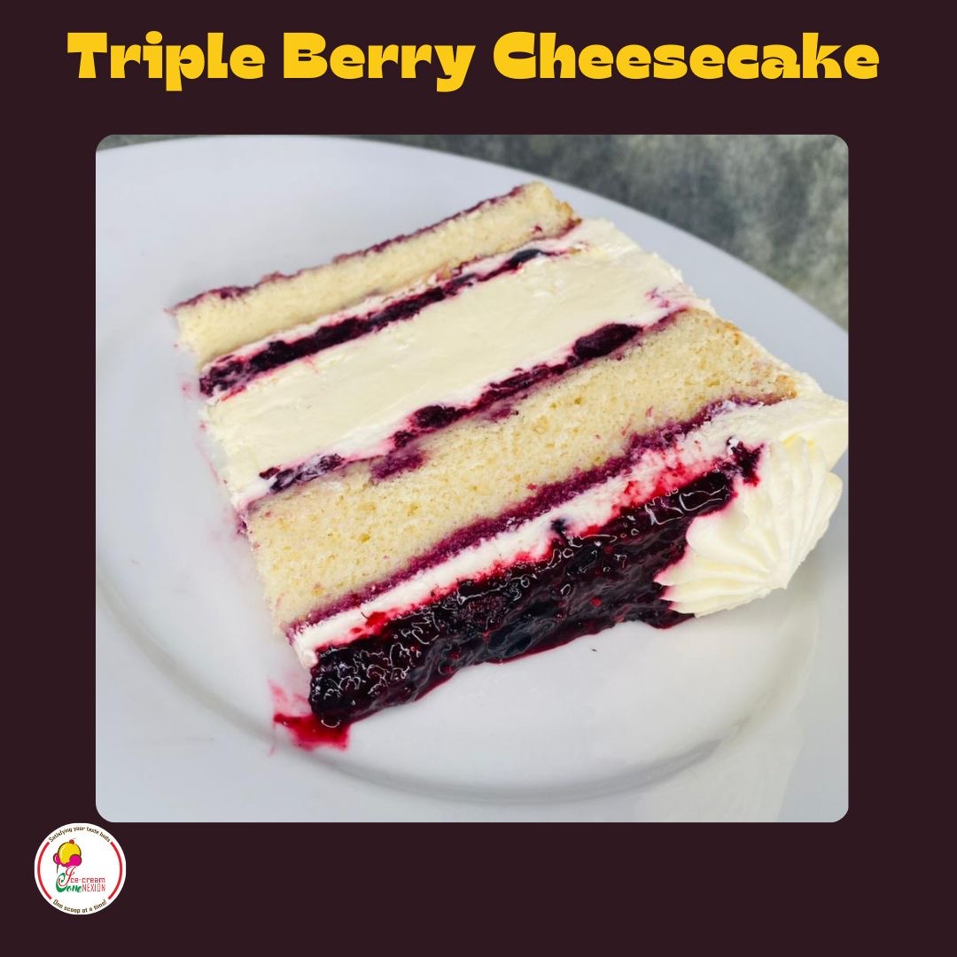 Triple Berry Cheesecake