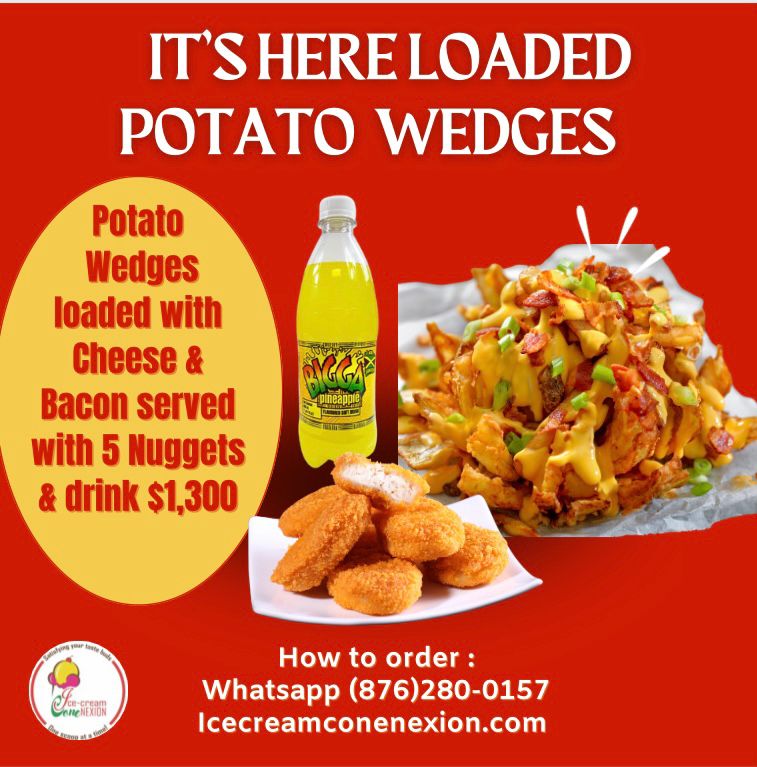 Loaded Potato Wedges & 5pc Nuggets Combo