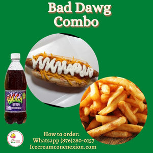 Bad Dawg Combo with Fries & Soda